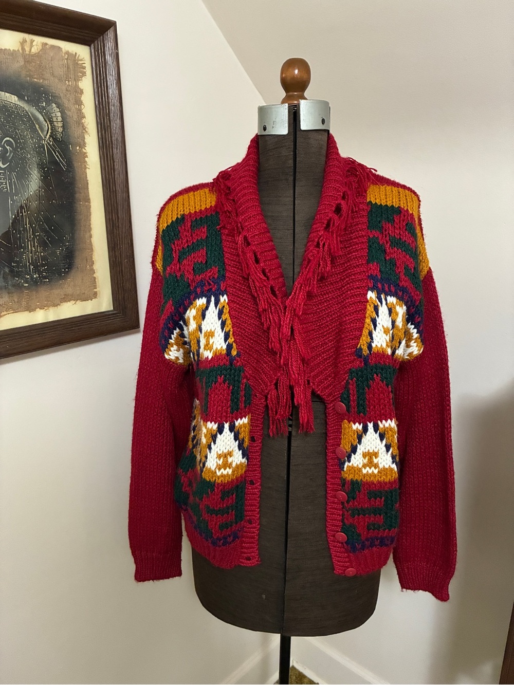 Vintage Fringe Cardigan
